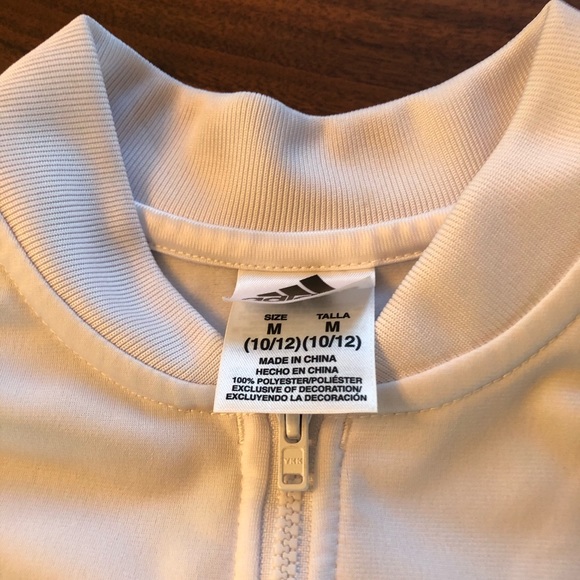 MY ADIDAS! White Zip Up Track Jacket! - Picture 3 of 5